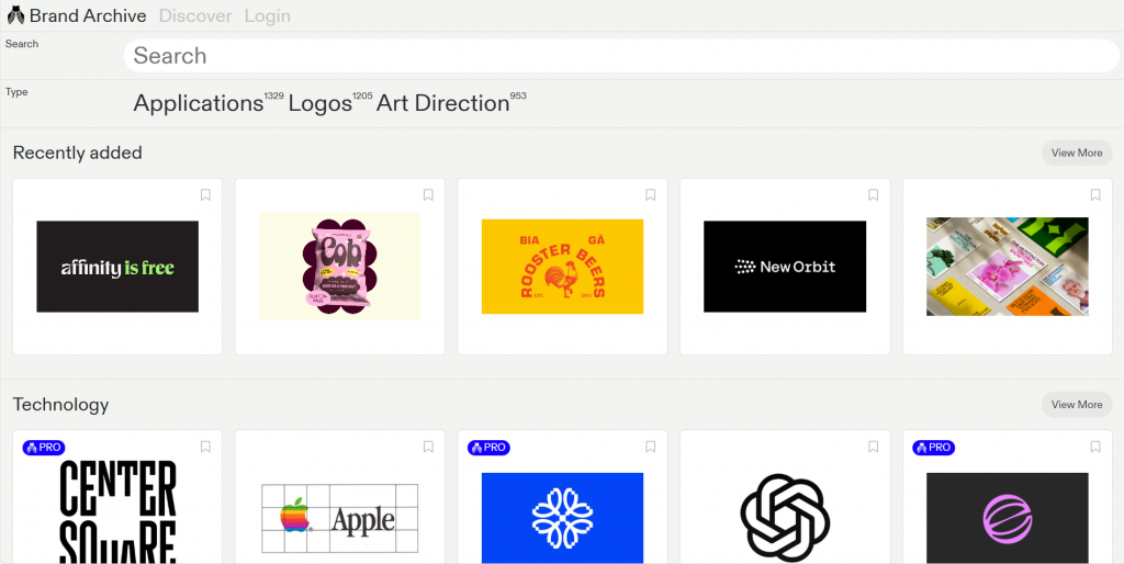 a screenshot from a webpage depicting a variety of logos in different categories like technology or AI brands
