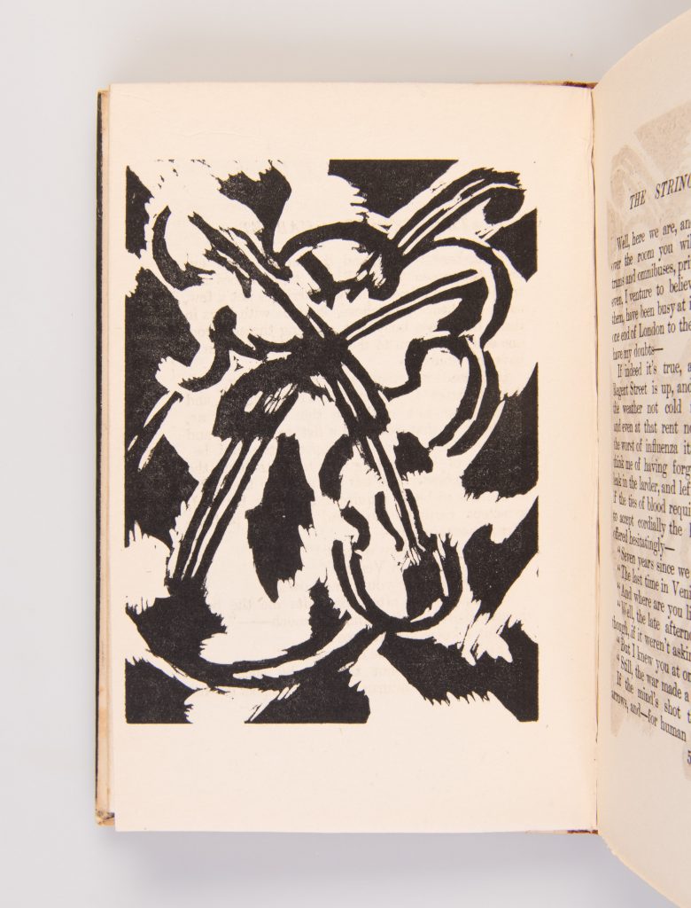 Book page showing woodcut illustration